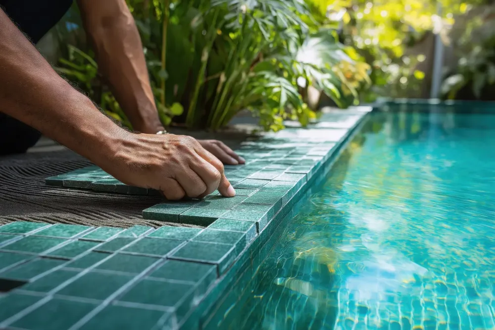 Rénovation de piscine ancienne à Quins