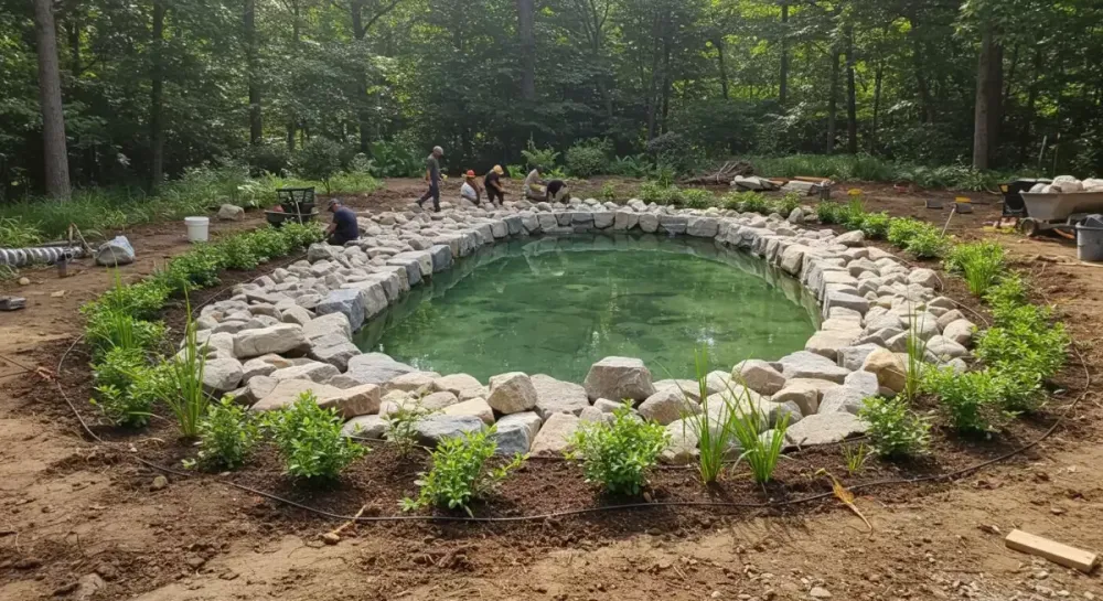 Construction de bassin naturel : une alternative écologique à la piscine classique